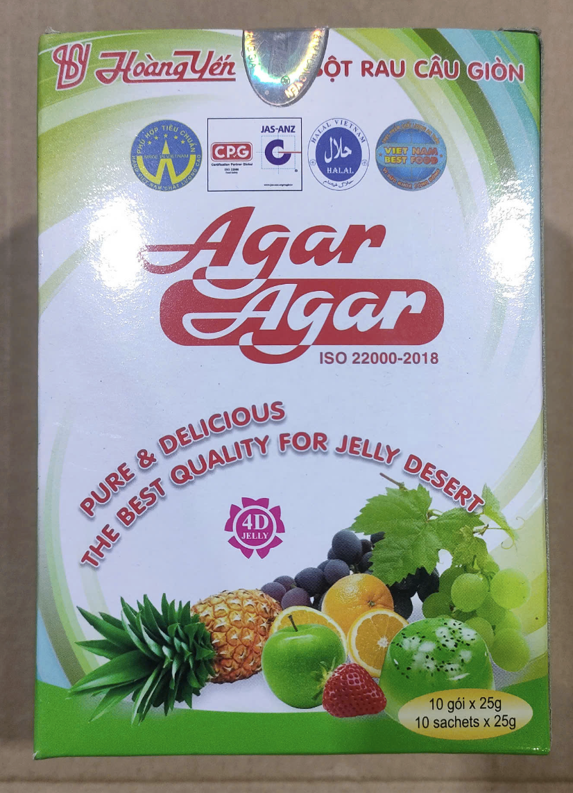 Bột Rau Câu Hoàng Yến (10 gói)